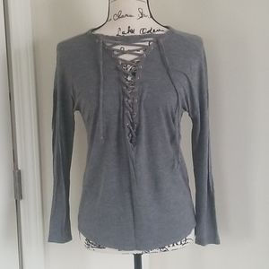 Express Lace Up Tee